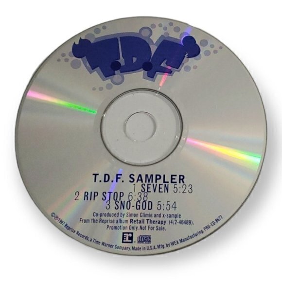 T.D.F. - Sampler‎ [1997 Promotional CD] - Picture 3 of 3